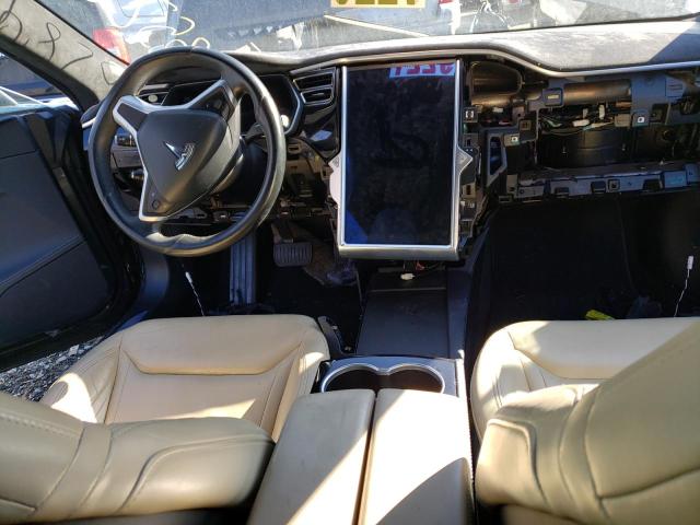 5YJSA1E2XFF102079 - 2015 TESLA MODEL S Սև լուսանկար 8