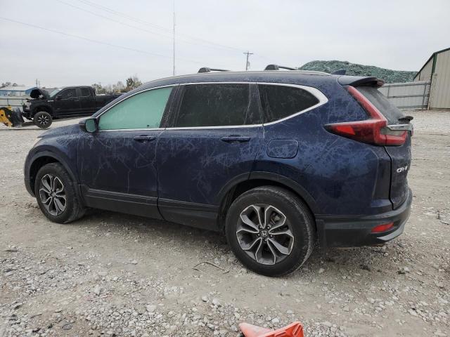 2HKRW2H5XLH624056 - 2020 HONDA CR-V EX BLUE photo 2