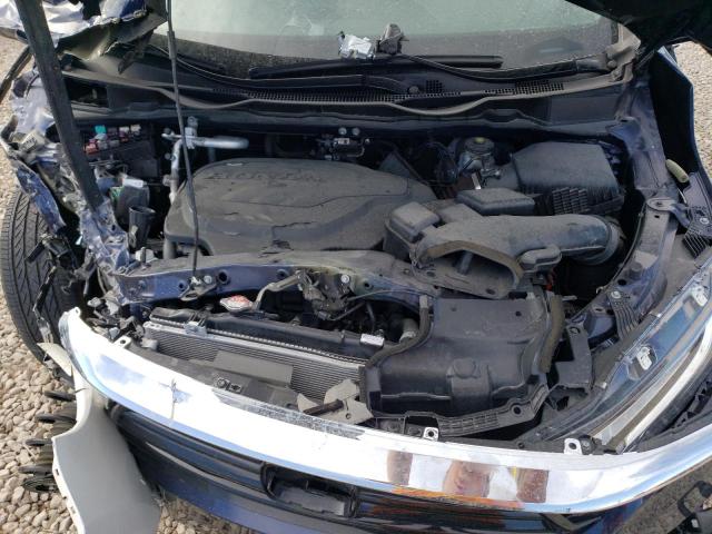 5FNRL6H58NB035816 - 2022 HONDA ODYSSEY EX BLUE photo 12