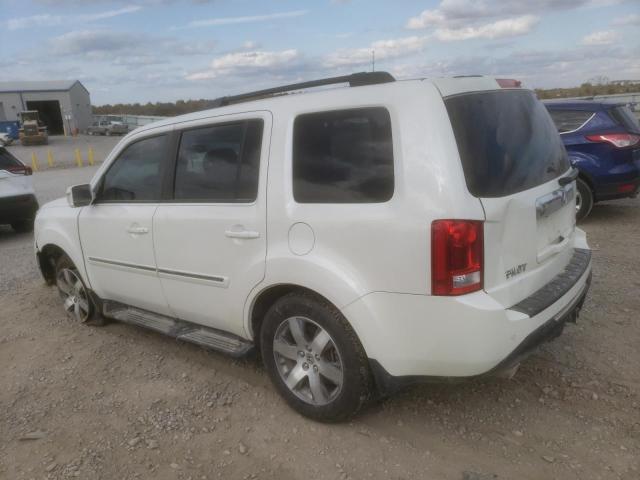 5FNYF4H97DB062689 - 2013 HONDA PILOT TOURING WHITE photo 2