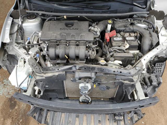 3N1AB7AP5KY424837 - 2019 NISSAN SENTRA S SILVER photo 11