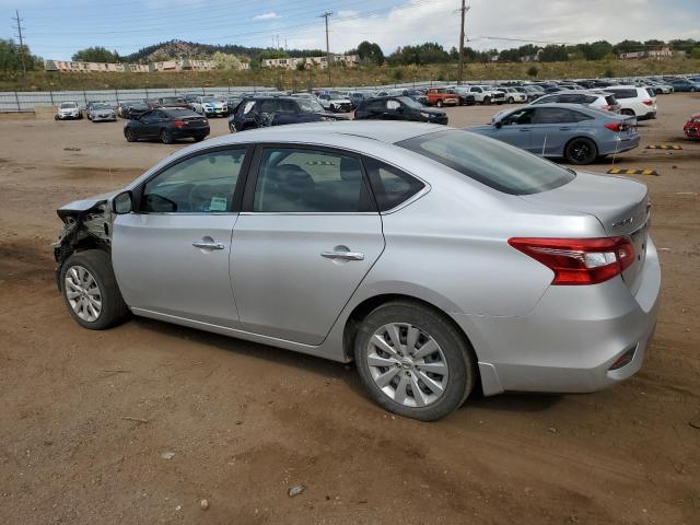 3N1AB7AP5KY424837 - 2019 NISSAN SENTRA S SILVER photo 2