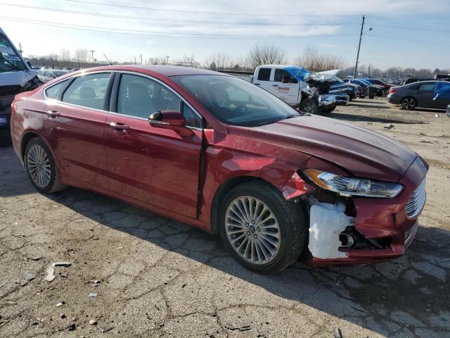 3FA6P0K92GR307476 - 2016 FORD FUSION TITANIUM RED photo 4