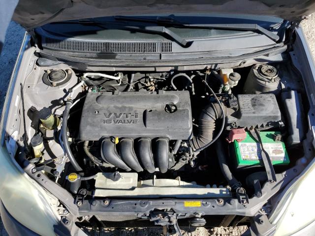2T1KR32E14C206920 - 2004 TOYOTA COROLLA MA XR GRAY photo 11