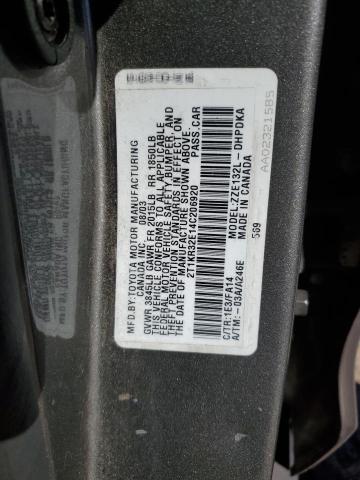 2T1KR32E14C206920 - 2004 TOYOTA COROLLA MA XR GRAY photo 12