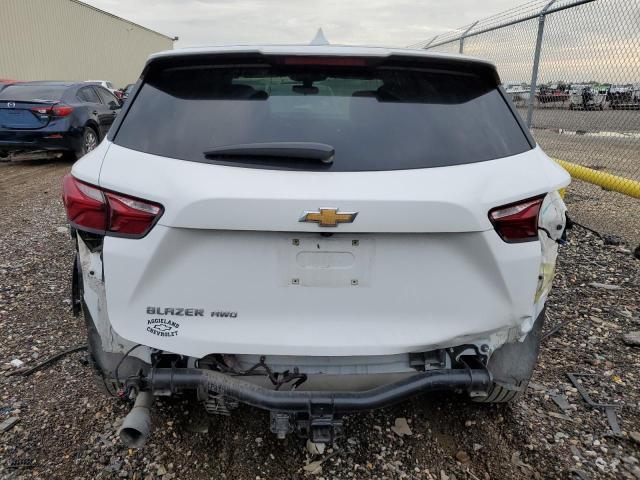 3GNKBGRS1KS628071 - 2019 CHEVROLET BLAZER 2LT WHITE photo 6