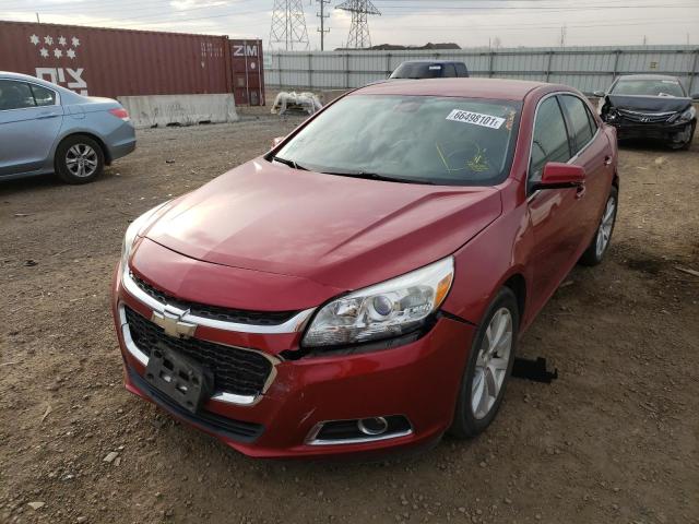 1G11H5SL0EF283255 - 2014 CHEVROLET MALIBU LTZ წითელი ფოტო 2