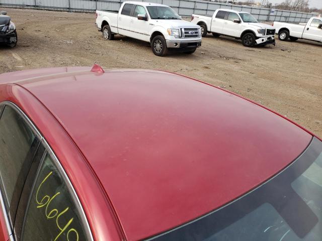 1G11H5SL0EF283255 - 2014 CHEVROLET MALIBU LTZ წითელი ფოტო 9