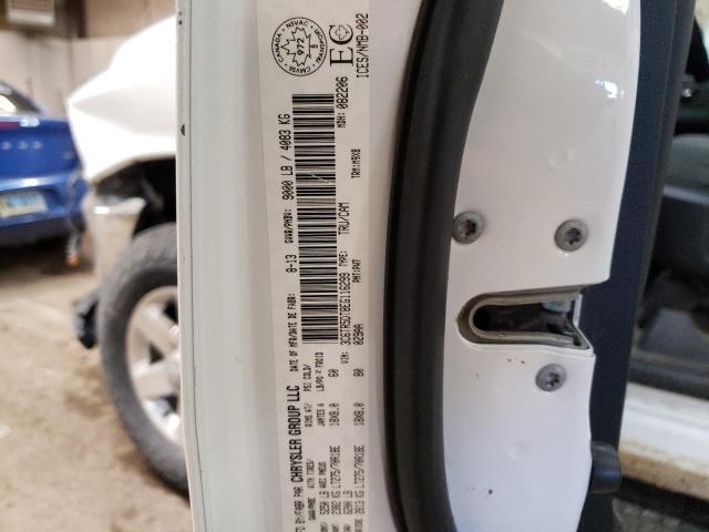 3C6TR5DT8EG116299 - 2014 RAM 2500 SLT თეთრი ფოტო 13