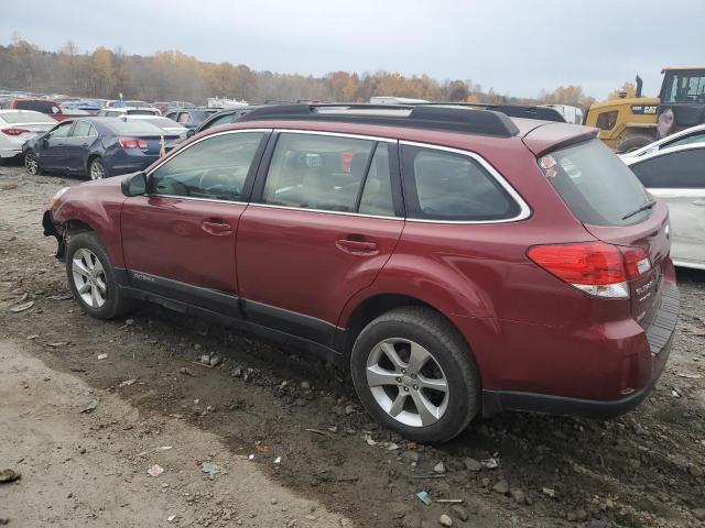 4S4BRBAC2E3313278 - 2014 SUBARU OUTBACK 2.5I RED photo 2