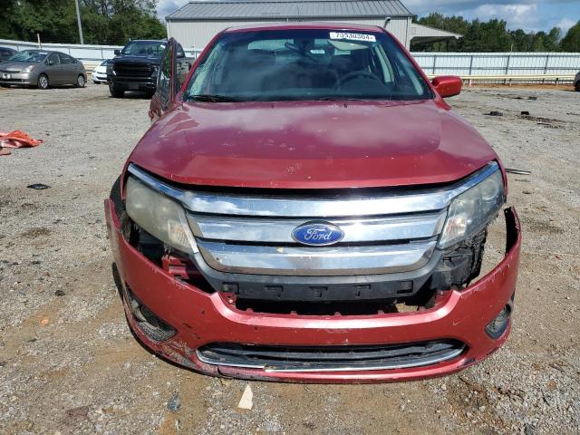 3FAHP0HA2CR267789 - 2012 FORD FUSION SE RED photo 5