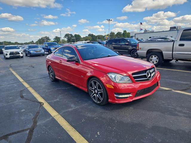 WDDGJ4HB0EG245975 - 2014 MERCEDES-BENZ C 250 RED photo 1