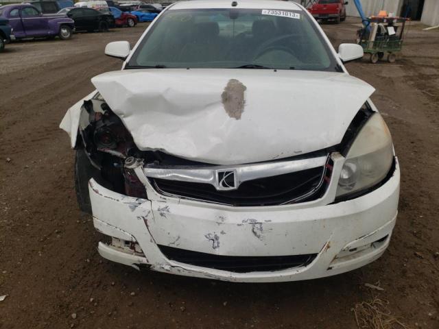 1G8ZS57B98F185786 - 2008 SATURN AURA XE WHITE photo 5