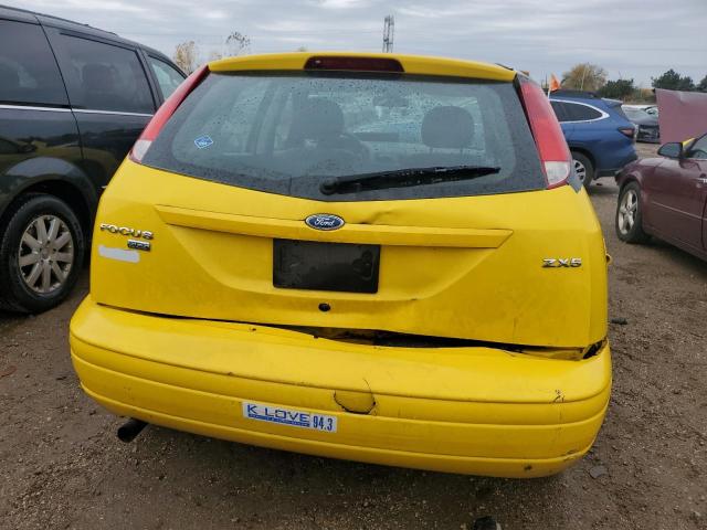 1FAFP37N46W192172 - 2006 FORD FOCUS ZX5 YELLOW photo 6