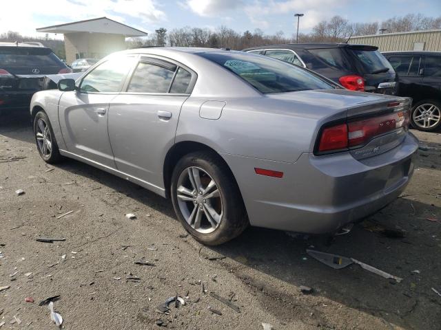 2C3CDXJG9EH303629 - 2014 DODGE CHARGER SXT GRAY photo 2