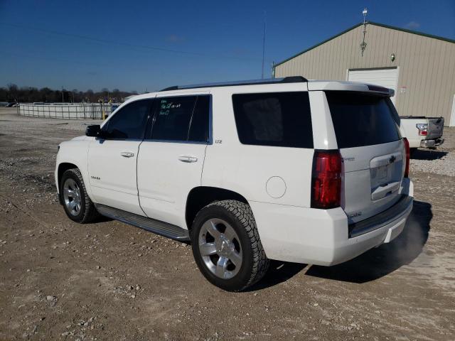 1GNSKCKC6FR105827 - 2015 CHEVROLET TAHOE K1500 LTZ WHITE photo 2