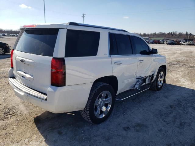 1GNSKCKC6FR105827 - 2015 CHEVROLET TAHOE K1500 LTZ WHITE photo 3