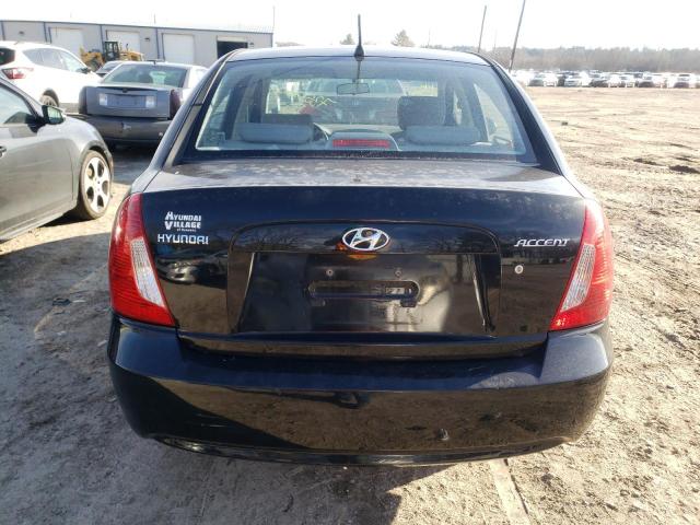 KMHCN46C47U148559 - 2007 HYUNDAI ACCENT GLS BLACK photo 6