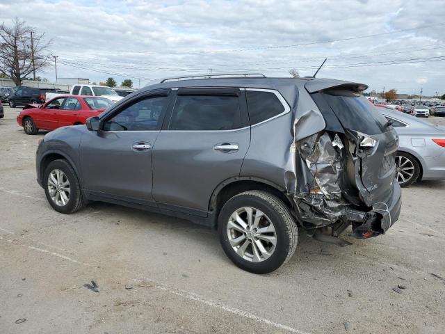 KNMAT2MV4GP605749 - 2016 NISSAN ROGUE S GRAY photo 2