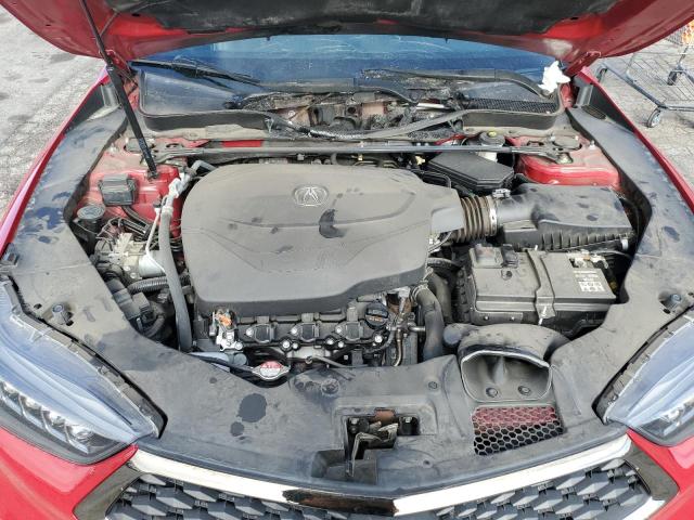 19UUB2F62KA004553 - 2019 ACURA TLX TECHNOLOGY RED photo 11