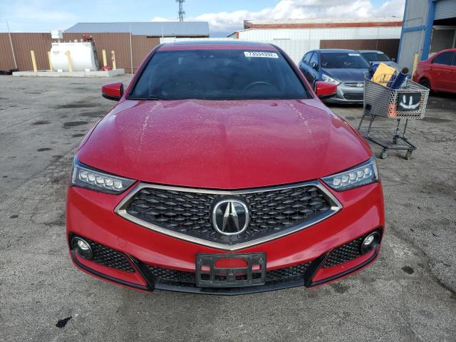 19UUB2F62KA004553 - 2019 ACURA TLX TECHNOLOGY RED photo 5
