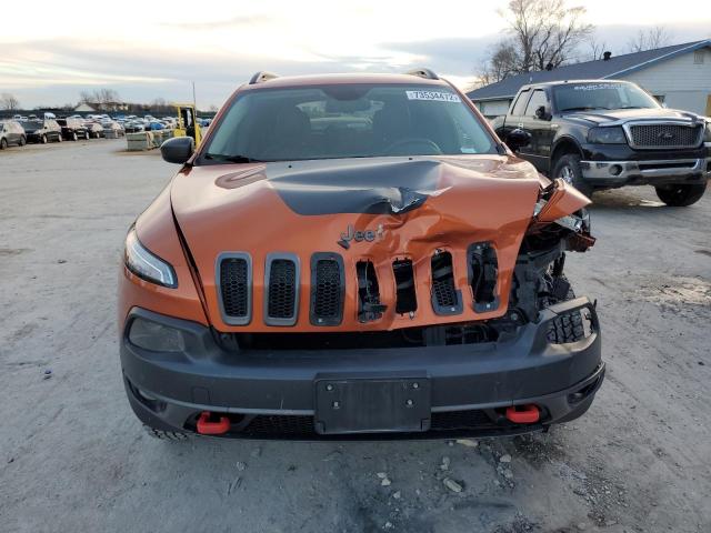 1C4PJMBB8EW268039 - 2014 JEEP CHEROKEE TRAILHAWK 橙色 照片 5