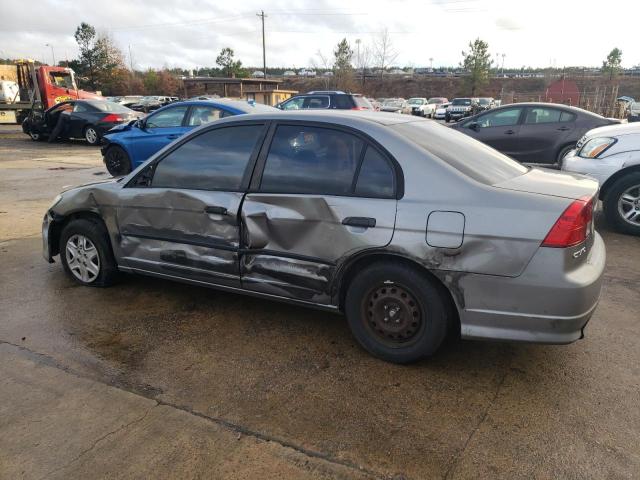 2HGES16365H569866 - 2005 HONDA CIVIC DX VP Gümüş foto 2