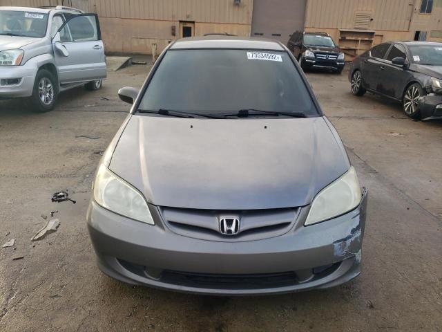 2HGES16365H569866 - 2005 HONDA CIVIC DX VP Gümüş foto 5