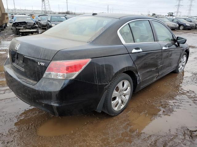 1HGCP36868A079432 - 2008 HONDA ACCORD EXL BLACK photo 3