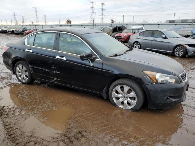 1HGCP36868A079432 - 2008 HONDA ACCORD EXL BLACK photo 4