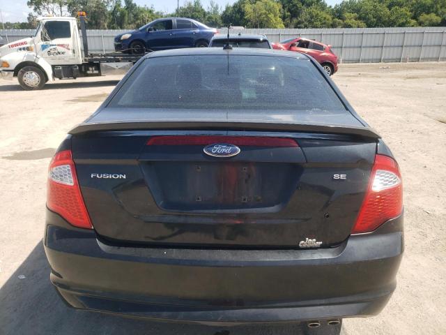 3FAHP0HA8AR207335 - 2010 FORD FUSION SE BLACK photo 6