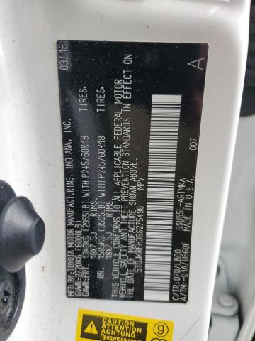 5TDJKRFH3GS275496 - 2016 TOYOTA HIGHLANDER XLE Ağ foto 13