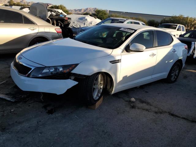 5XXGM4A72CG060337 - 2012 KIA OPTIMA LX WHITE photo 1