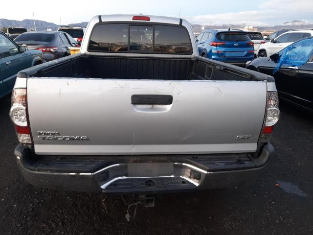 5TETX4CN9AZ745645 - 2010 TOYOTA TACOMA ACCESS CAB SILVER photo 6