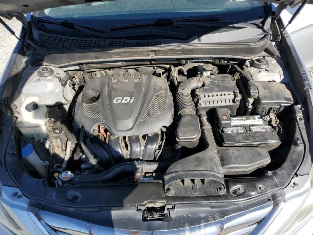 5NPEC4ACXDH672170 - 2013 HYUNDAI SONATA SE SILVER photo 11