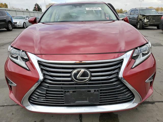 JTHBK1GG2G2218269 - 2016 LEXUS ES 350 RED photo 5