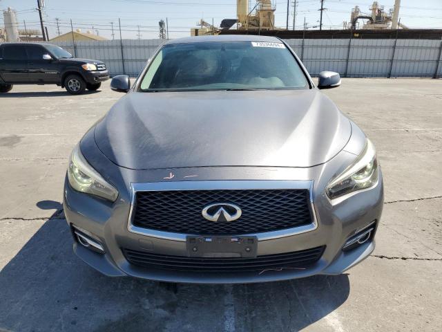 JN1BV7AP5FM355376 - 2015 INFINITI Q50 BASE GRAY photo 5