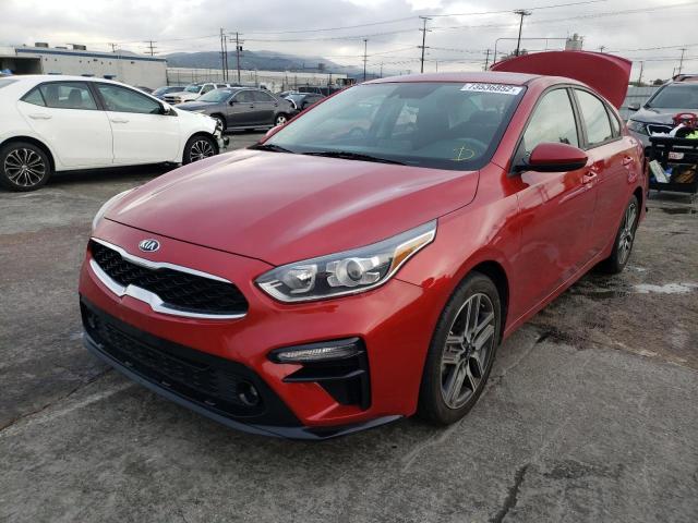 3KPF34AD8KE134646 - 2019 KIA FORTE GT LINE RED photo 1