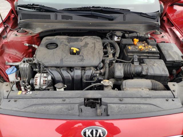 3KPF34AD8KE134646 - 2019 KIA FORTE GT LINE RED photo 11