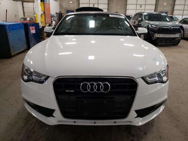 WAUVFAFH8DN001653 - 2013 AUDI A5 PRESTIGE WHITE photo 5