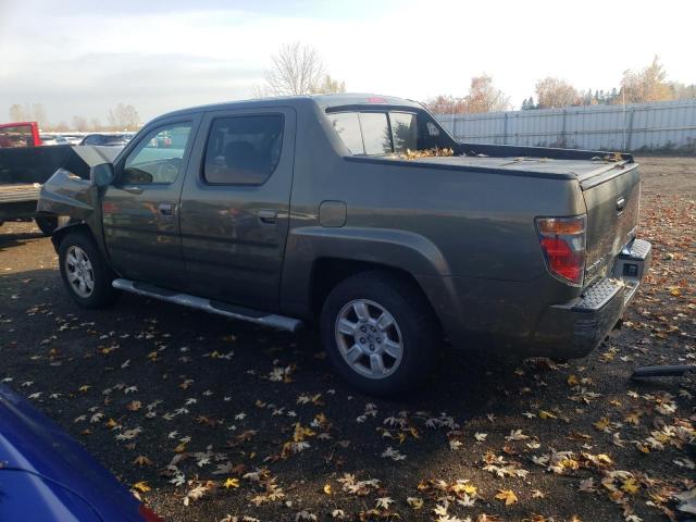 2HJYK16587H003123 - 2007 HONDA RIDGELINE RTL GRAY photo 2