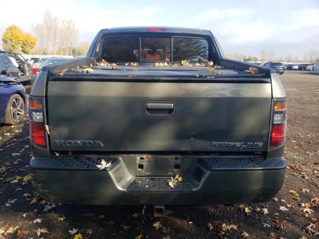 2HJYK16587H003123 - 2007 HONDA RIDGELINE RTL GRAY photo 6