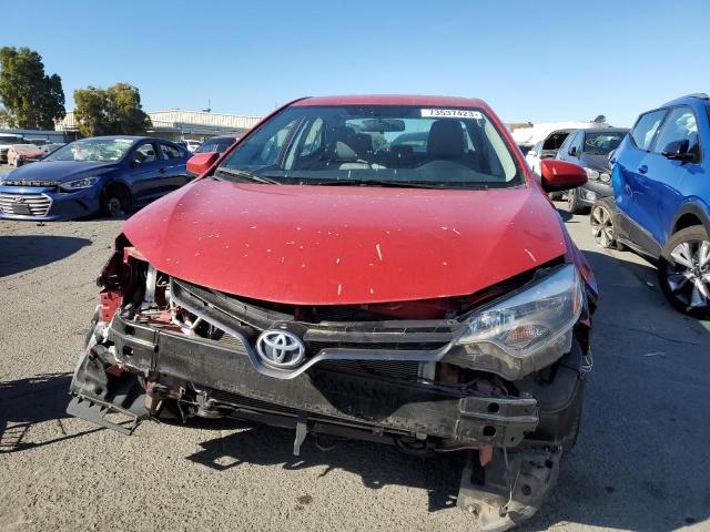 5YFBURHE3GP453806 - 2016 TOYOTA COROLLA L RED photo 5