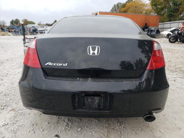 1HGCS12849A016758 - 2009 HONDA ACCORD EXL BLACK photo 6