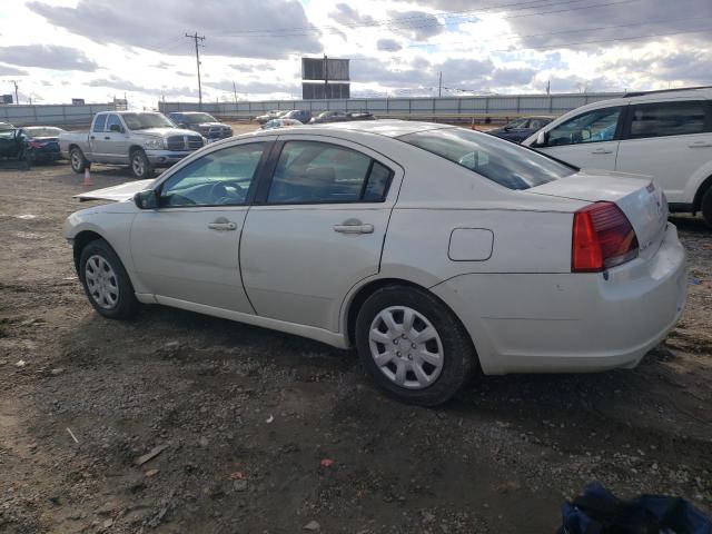 4A3AB36F27E042417 - 2007 MITSUBISHI GALANT ES WHITE photo 2