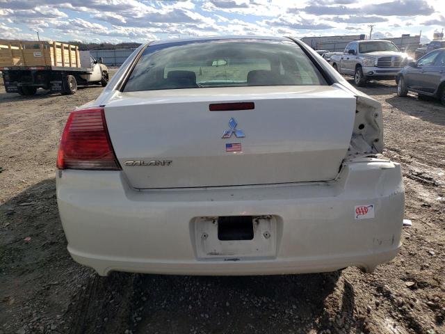 4A3AB36F27E042417 - 2007 MITSUBISHI GALANT ES WHITE photo 6