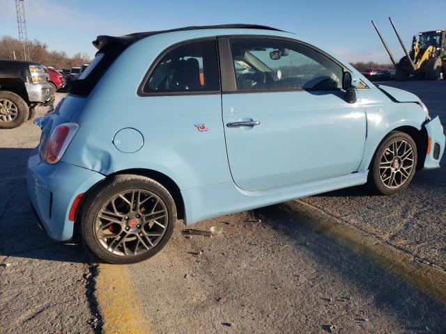 3C3CFFJH4HT594324 - 2017 FIAT 500 ABARTH BLUE photo 3