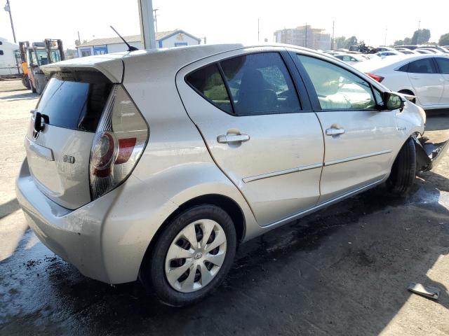 JTDKDTB33D1539900 - 2013 TOYOTA PRIUS C SILVER photo 3