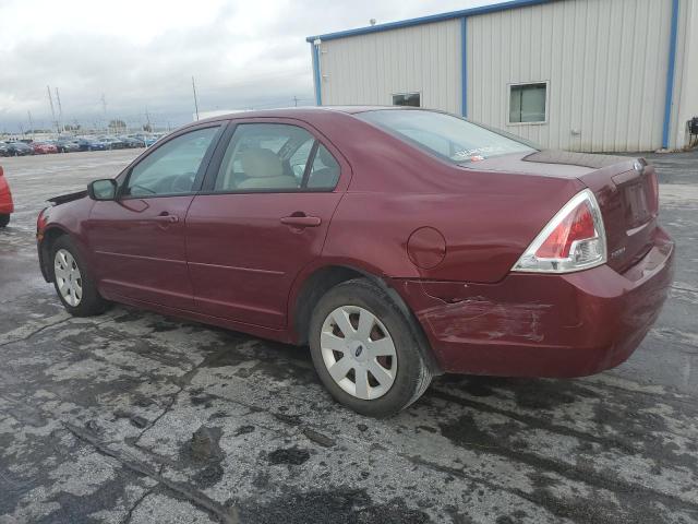 3FAHP06Z67R116064 - 2007 FORD FUSION S MAROON photo 2