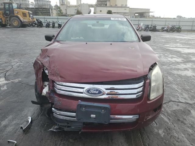 3FAHP06Z67R116064 - 2007 FORD FUSION S MAROON photo 5